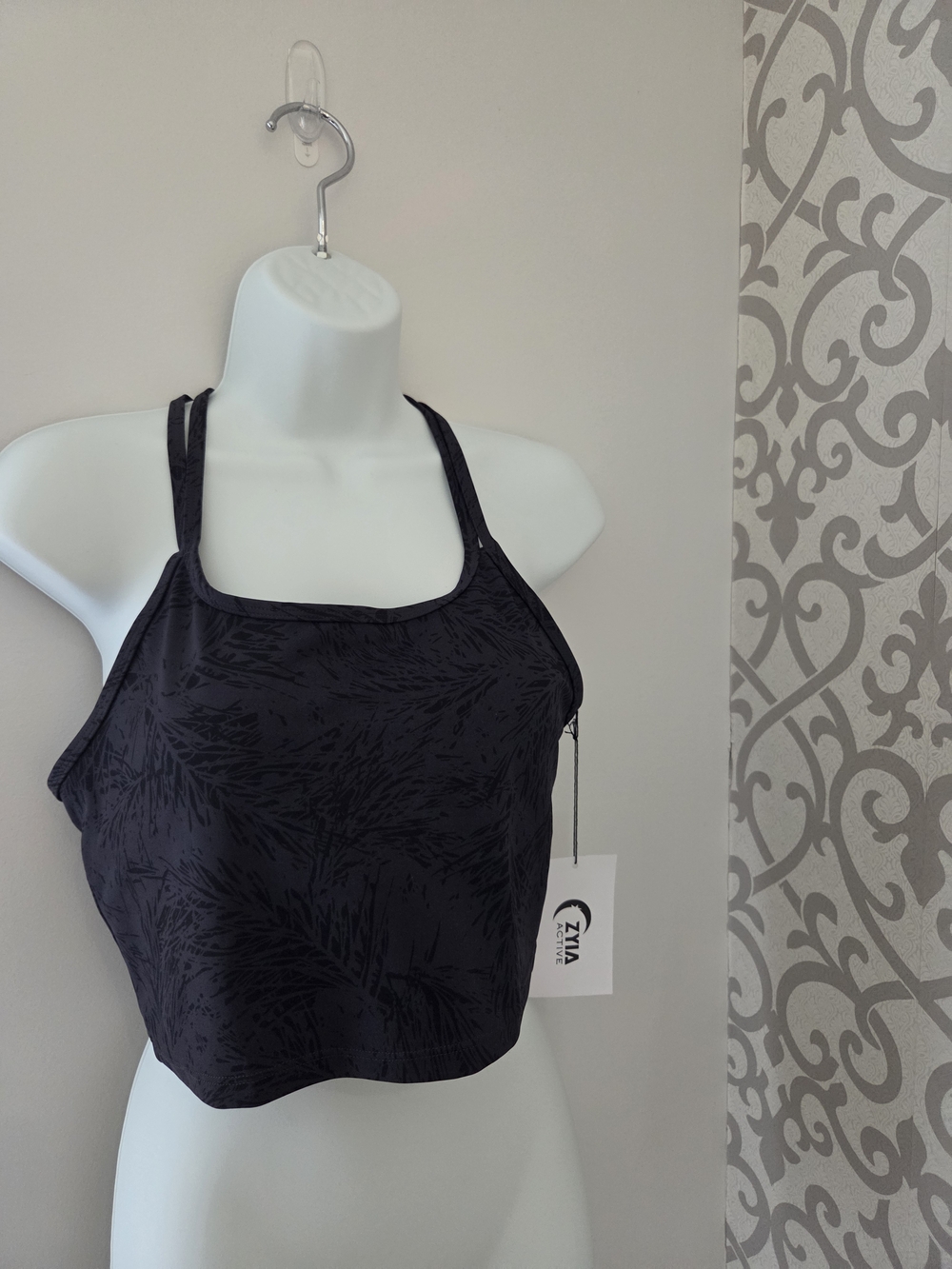 ZYIA Charcoal Pippa Light n Tight Bra